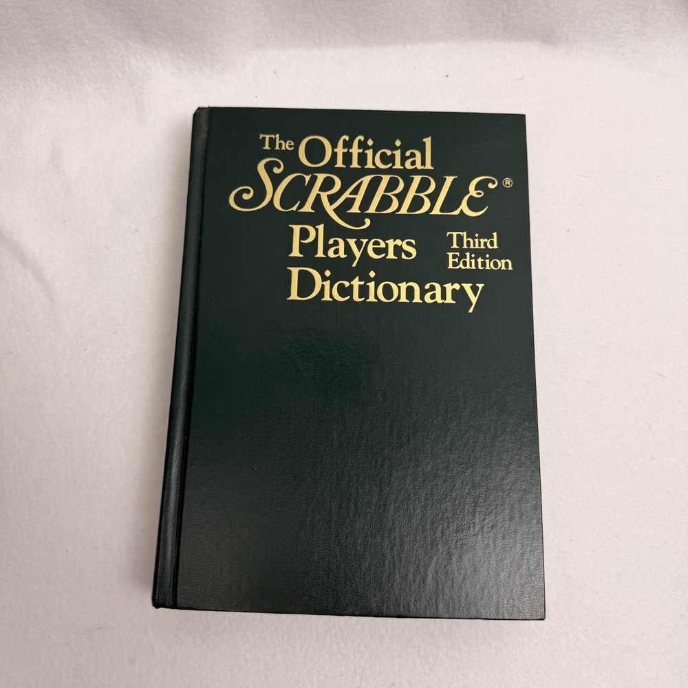 The Official SCRABBLE Players Dictionary Third Edition 1995 Hardcover Book